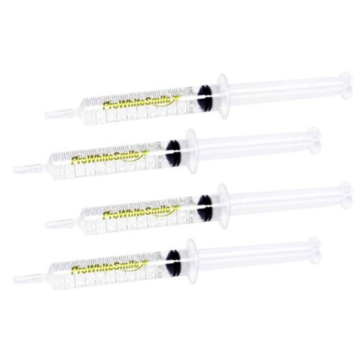 10 ml Syringes of ProWhiteSmile Dental Strength 16% or 22% Carbamide Peroxide Gel